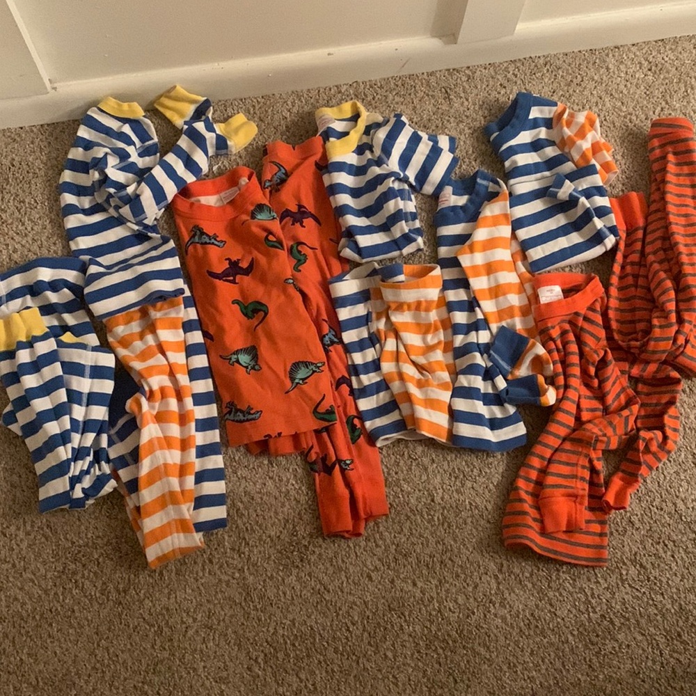 Hannah Anderson 11 piece pajama stripe set